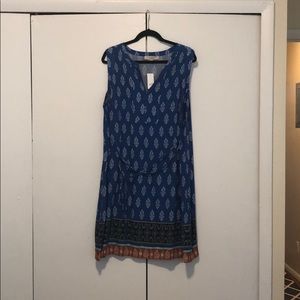 Loft Plus Tie Waist Dress